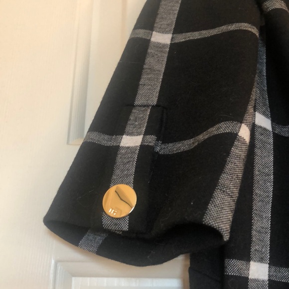 NWT Tommy Hilfiger Black and White Plaid Dress - Picture 3 of 6